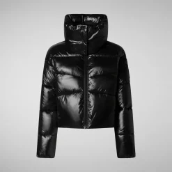 Women's animal free Puffer jacket heidi in black