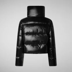 Women's animal free Puffer jacket heidi in black