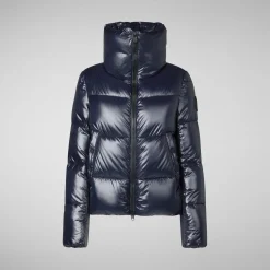 Women's Animal free Puffer Jacket Isla  in blue black