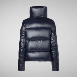 Women's Animal free Puffer Jacket Isla  in blue black