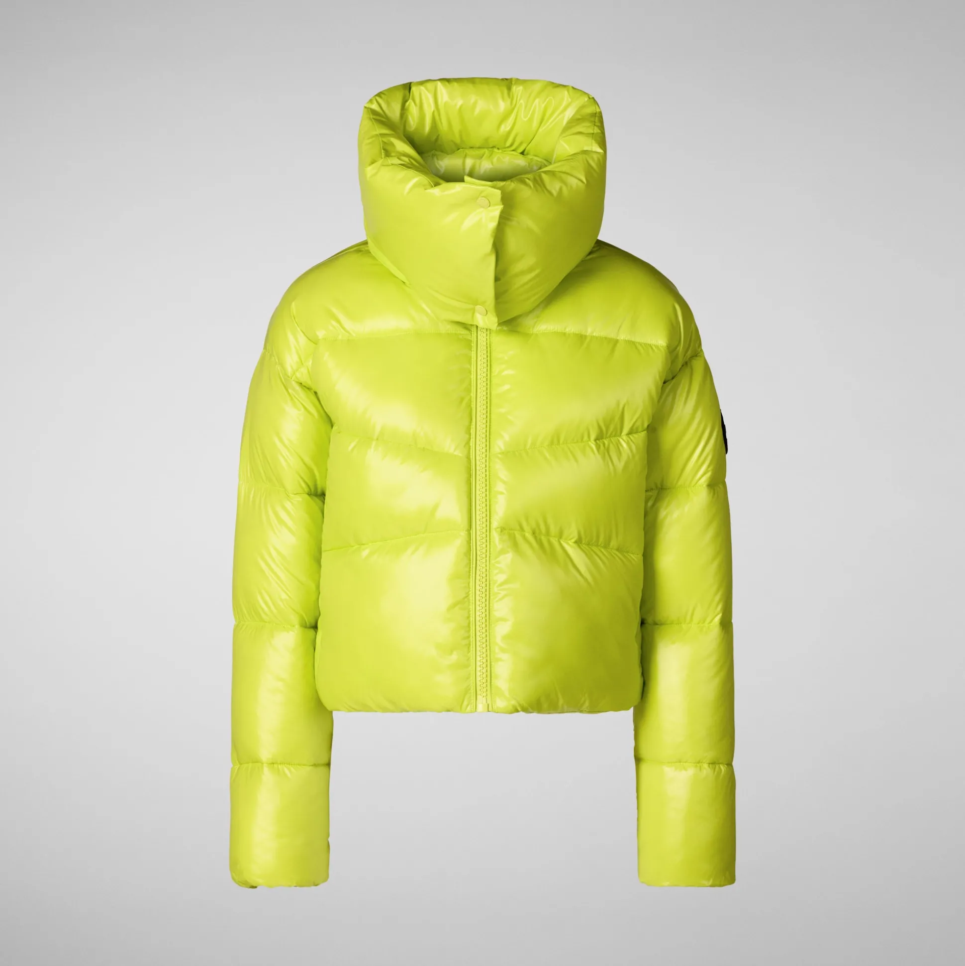 Women's animal free Puffer jacket heidi in lichen geen