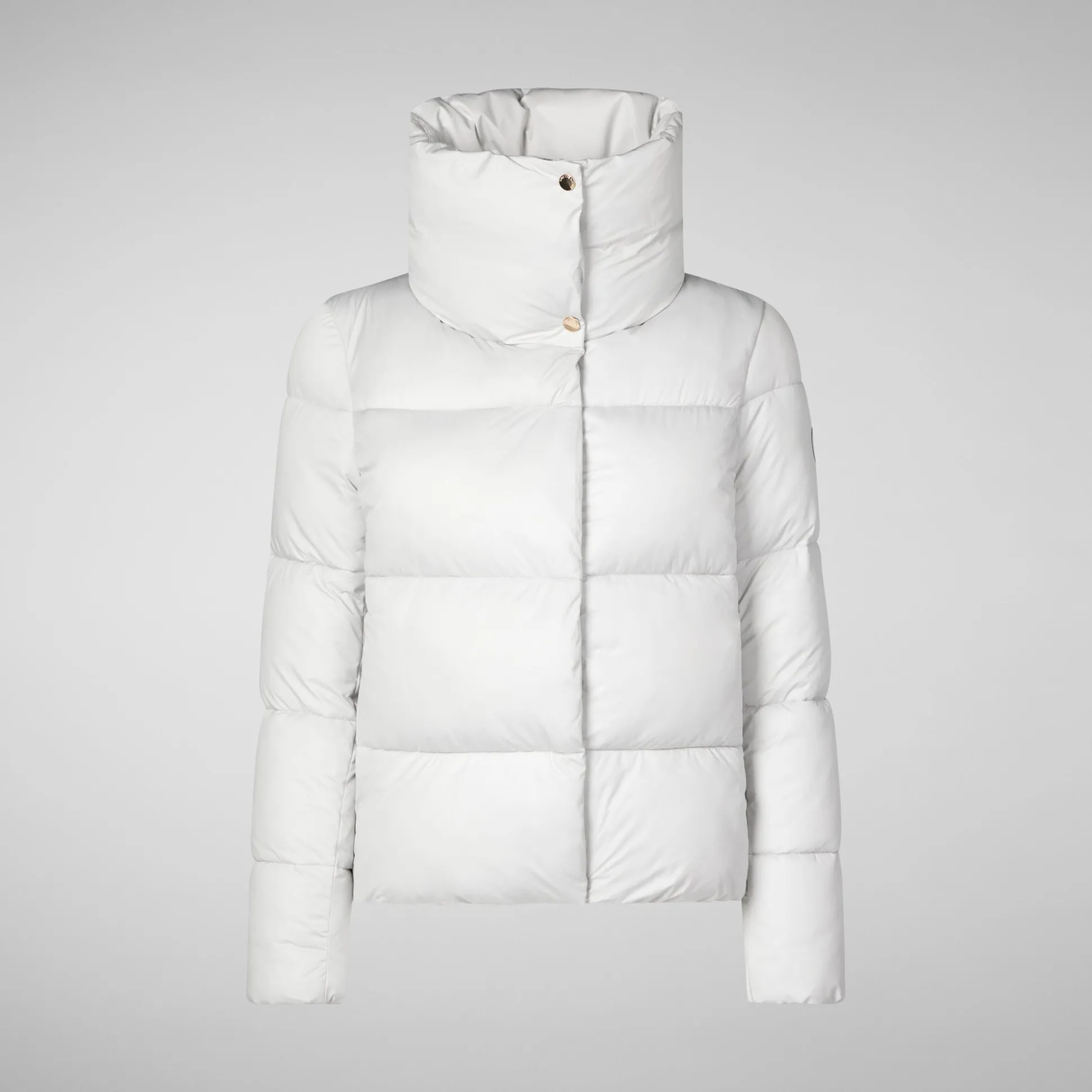 Women's animal free Puffer jacket Felicity in FOG GREY