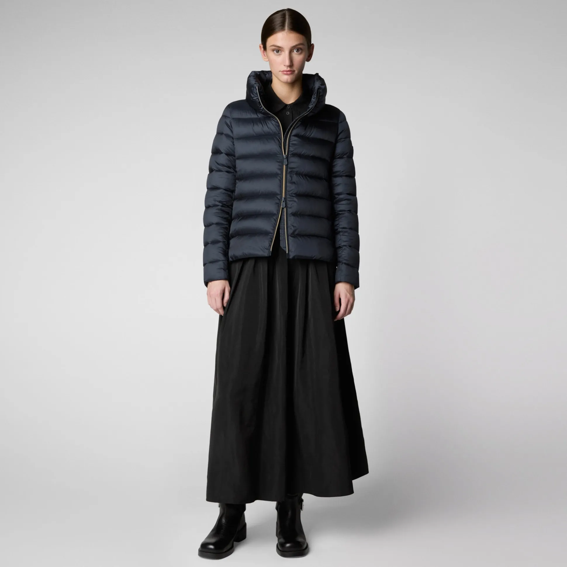 Women's Animal free Puffer Jacket Elsie in Blue Black