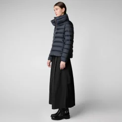 Women's Animal free Puffer Jacket Elsie in Blue Black