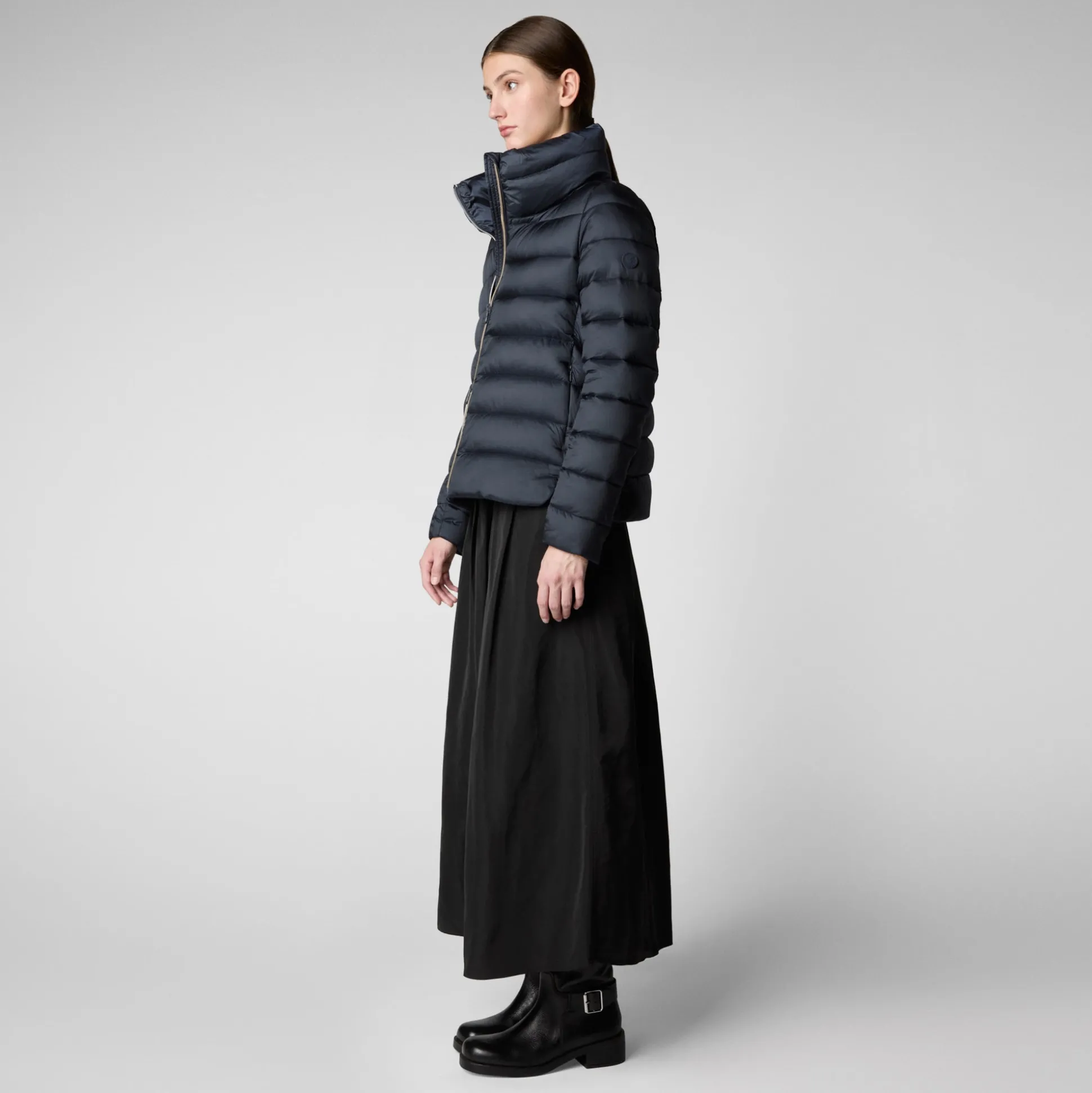 Women's Animal free Puffer Jacket Elsie in Blue Black