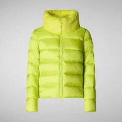 Women's animal free Puffer mei in lichen green