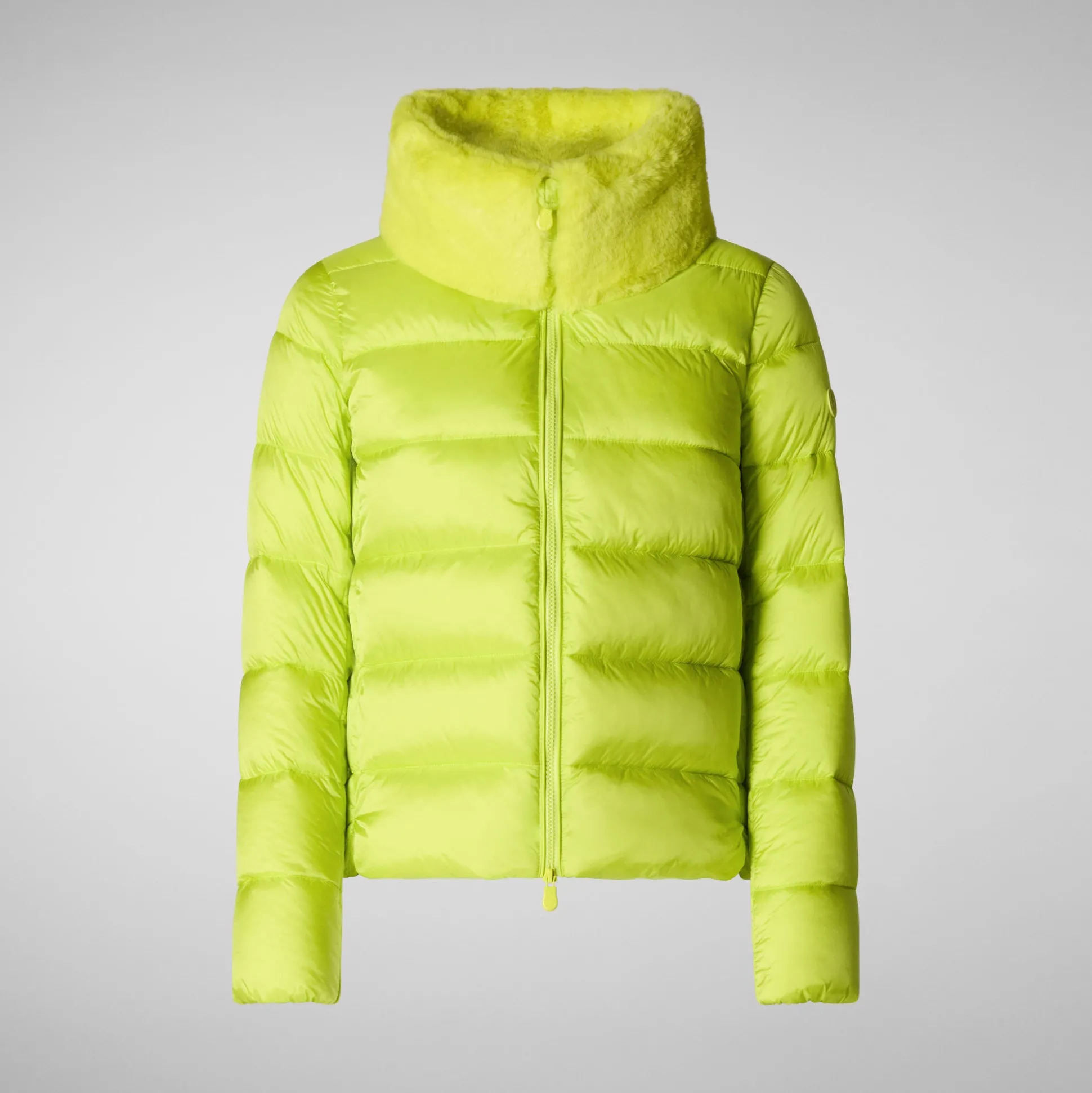 Women's animal free Puffer mei in lichen green