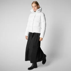 Women's animal free Puffer jacket Felicity in White