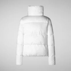 Women's animal free Puffer jacket Felicity in White