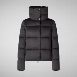 Women's animal free Puffer jacket Felicity in thorn brown