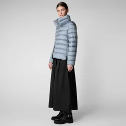 Women's Animal free Puffer Jacket Elsie in Blue Fog