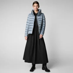 Women's Animal free Puffer Jacket Elsie in Blue Fog