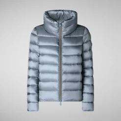 Women's Animal free Puffer Jacket Elsie in Blue Fog