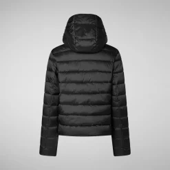 Women's animal free Puffer jacket Liana in black