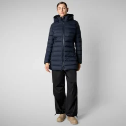 Women's  Animal free Puffer Jacket Joanne in blue black