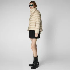 Women's  Animal free Puffer Jacket Elsie in shore Beige