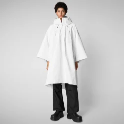 Women's cape Kira in white