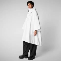 Women's cape Kira in white