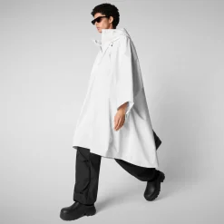 Women's cape Kira in white