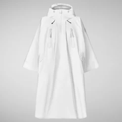 Women's cape Kira in white