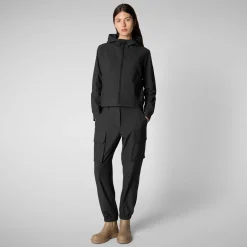 Women's cargo pants Gosy in black