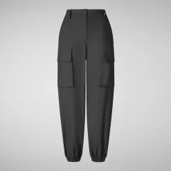 Women's cargo pants Gosy in black