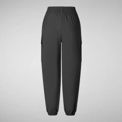Women's cargo pants Gosy in black