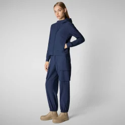 Women's cargo pants Gosy in Navy blue