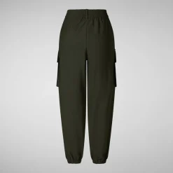 Women's cargo pants Gosy in land green