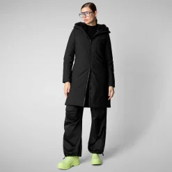 Women's coat Junia in black