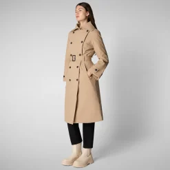 Women's coat Katrina in stardust beige