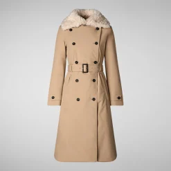 Women's coat Katrina in stardust beige