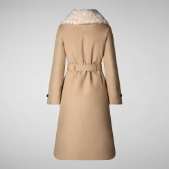 Women's coat Katrina in stardust beige