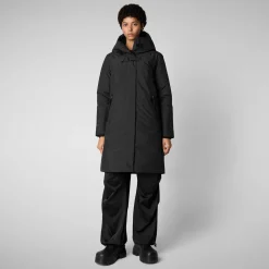 Women's coat Yua in black