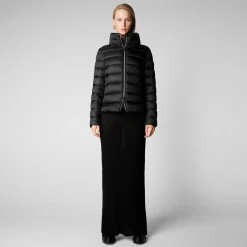 Women's Elsie Puffer Jacket in Black