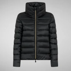 Women's Elsie Puffer Jacket in Black