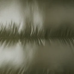 Women's Hooded Animal free Puffer Vest Iria in laurel green