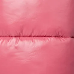 Women's Hooded Animal free Puffer Jacket Biddy in Bloom Pink