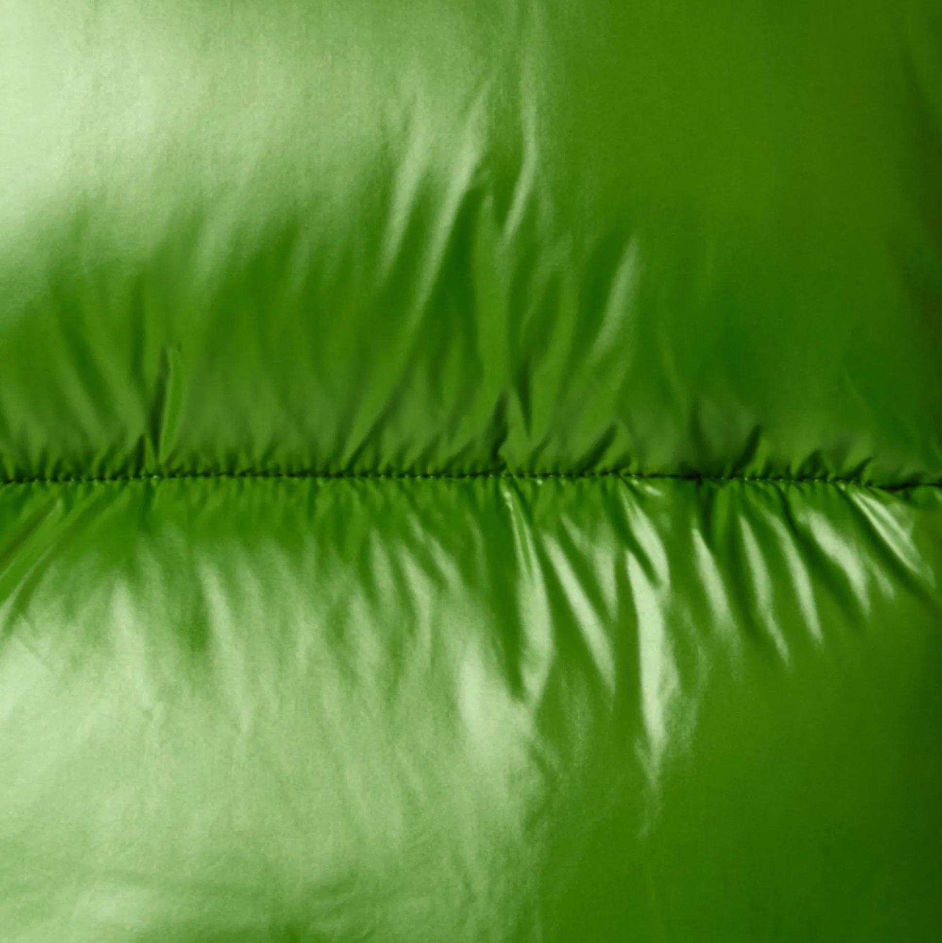 Women's Hooded Animal free Puffer Jacket Ines in Grass Green