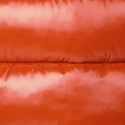 Women's Hooded Animal free Puffer Jacket Biddy in Maple Orange