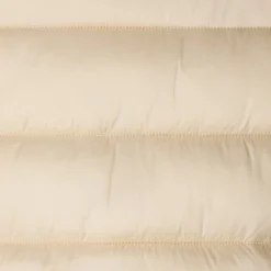 Women's Hooded Animal free Puffer Coat Lydia in shore Beige