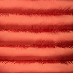 Women's Hooded Animal free Puffer Jacket Alexis in Maple Orange