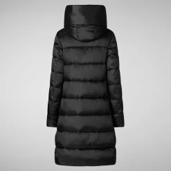 Women's Hooded Animal free Puffer Lysa Coat Black