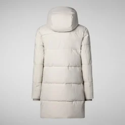 Women's Hooded Parka Bethany in Rainy Beige