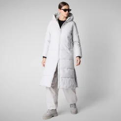 Women's Hooded Parka Missy in fog grey