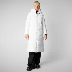Women's Hooded Parka Missy in White