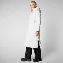 Women's Hooded Parka Missy in White