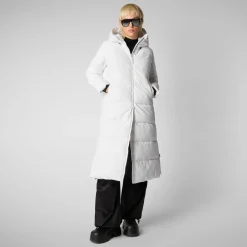 Women's Hooded Parka Missy in White