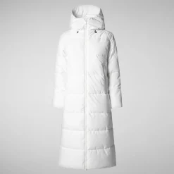Women's Hooded Parka Missy in White