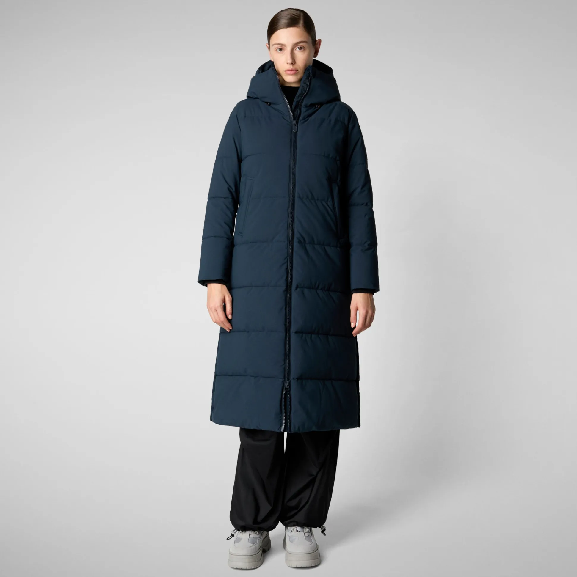 Women's Hooded Parka Missy in blue black